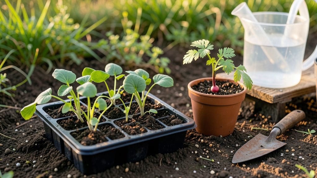 Planting Radish Seedlings: Speed-Germinate for Fast, Crisp Harvests